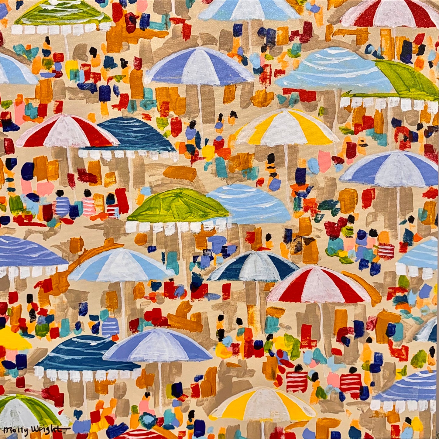 Sunbrellas 1 Giclee Canvas Print